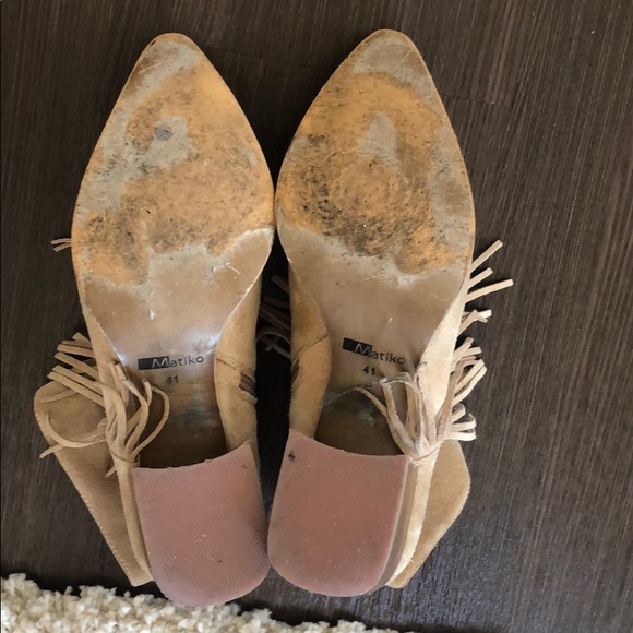 Matiko suede fringe ankle boots - Picture 4 of 8